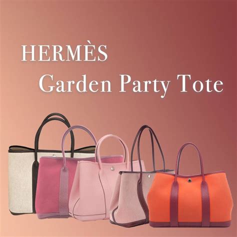 garden party hermes bag|vintage hermes garden party bag.